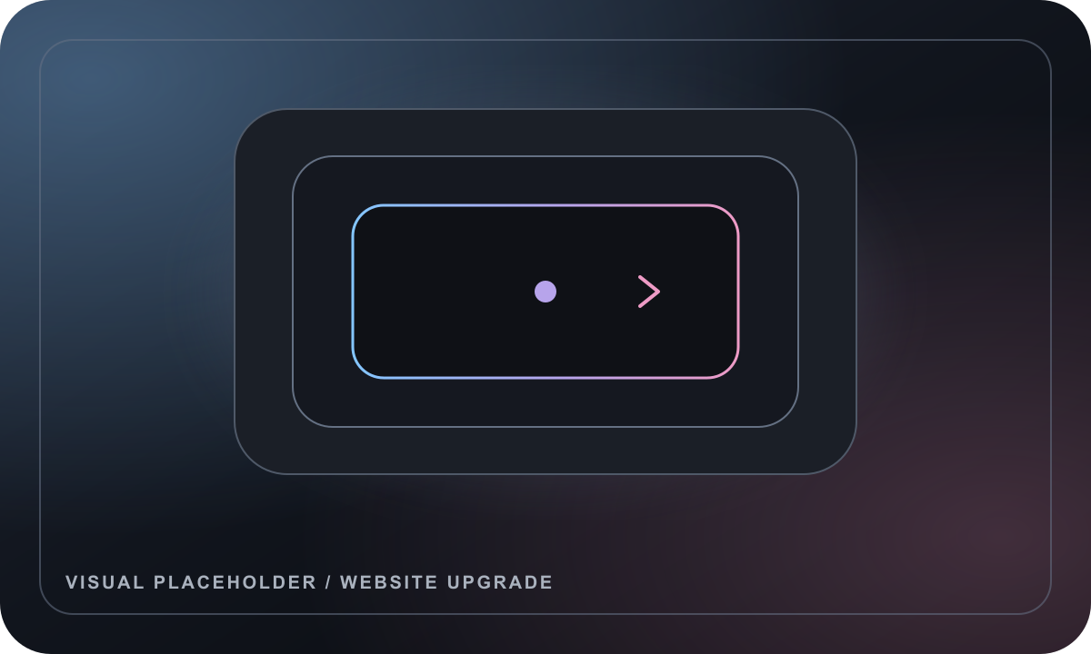 Upgrade flow visual placeholder for design replacement